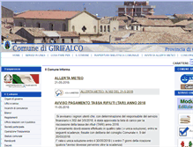 Tablet Screenshot of comune.girifalco.cz.it